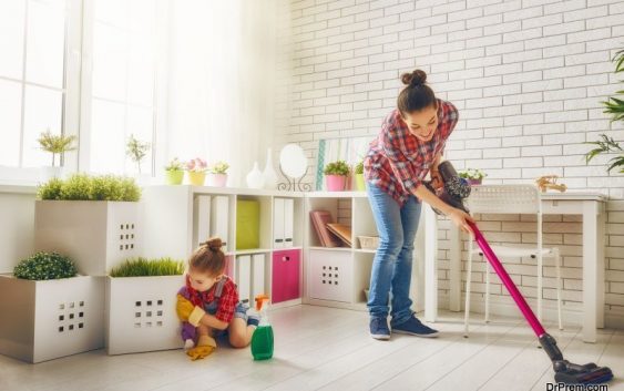 Cleaning home is the first and foremost duty of every female and clean home also makes the good image of females. And clean surroundings can grow healthy minds. So it is most important duty of females to keep their houses clean. But those females who have small kids can not keep their homes clean at every time. Although they are doing home chores at every time but their kids are making dirt at every minute then what to do in this situation? You will not need to worry in this situation. Here is complete guide for you by which you can keep your home clean. Teach manners to your children: When you have small kids then it is your duty to teach your children. Your children can learn about study from their schools and they teach manners from their home. If they are not learning manners from their home then it is your failure. When you teach them manners then you should also teach them that how can they keep their surroundings clean when they are living in a place. So you should teach them to waste the trash into dust bins. If they are eating some cookies or chocolates then they should waste their wrappers in trash bins. Involve your children in cleaning activities: Cleaning is not the responsibility of females only and there is no gender discrimination when we talk about cleaning. When male and female both are living in a place then it is duty of both to keep their surroundings clean. So you should develop this habit of your children in young age. For this, you can also involve your children in these type of activities. You can also arrange some fun activities regarding cleaning and your children will enjoy it and they will learn it too. Arrange your things properly: Cleaning is not about brushing your floor regularly but it also includes to keep the things properly in your home. So you must make it your habit to arrange the things properly in your home and you should develop this habit of your children that they should keep their toys in their place after using them. Keep shoes separate to enter in home: There should be a separate rack which will be placed in the entry of your house and you should change your shoes from there to enter in the home. It will save your home from dust particles and so you will not have to clean your home again and again.